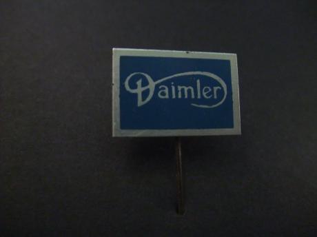 Daimler (Engels automerk) later overgenomen door Jaguar blauw logo